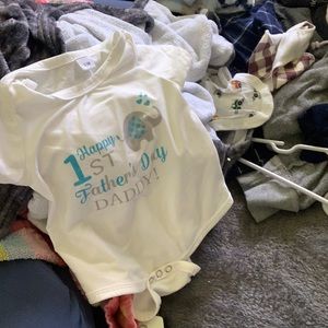 father’s day 0-3 month 1st father’s day onesie